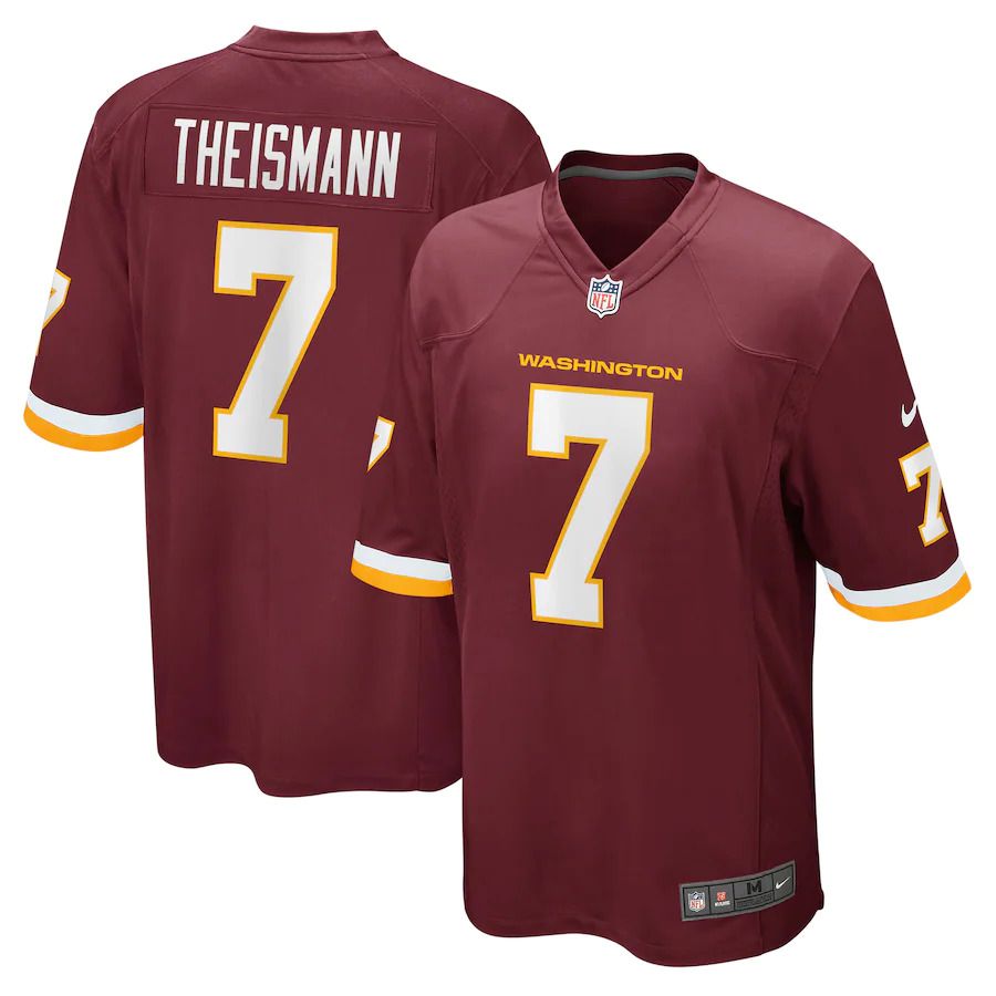 Men Washington Redskins #7 Joe Theismann Nike Burgundy Retired Player NFL Jersey